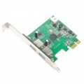 2 Portas USB 3.0 PCI-E Express placa de expansão