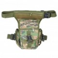 Militar tático jogo de guerra polivalente bolsa de ombro/perna saco - cor aleatória