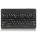 Ultra-Thin recarregável 2.4 GHz v 2.0 80-chave teclado Bluetooth - preto