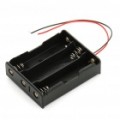 11.1V 3 x 18650 bateria titular caixa caso com leva