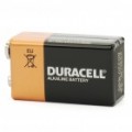 Duracell MN1604 6LR61 Alcalina bateria 9V - Gold + preto