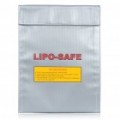 À prova de fogo LiPo Lithium Polymer Battery segurança guarda Bag - cinza prata
