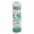 Não-3.6 v 900mAh 14500 recarregável