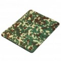 Camouflage natureza borracha Mouse Pad Mat - verde