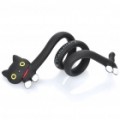 Flexível Cat estilo Silicone cabo cabo Twister organizador - preto