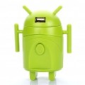 Android estilo Robot Universal viagem AC Power Adapter carregador com porta USB (AU / UK / nos / UE)