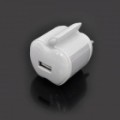 Apple em forma Universal USB adaptador de energia CA - branco (2-Round-Pin Plug)