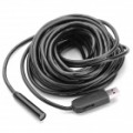 Compacto impermeável USB 2.0 CMOS 300KP 4-LED Illuminated Snake câmera endoscópio (7 m)