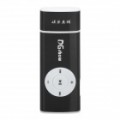 2-em-1 USB rede Dongle de TV on-line + MP3 Player com / TF Slot - Black