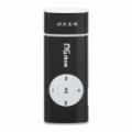 2-em-1 USB rede Dongle de TV on-line + MP3 Player com / TF Slot - Black