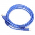 Cabo de impressora USB 480Mps - azul (comprimento de 3 M-cabo)