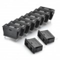 AC 250V 10A Flat 2 Pin feminino Plug Power Socket (Pack de 10 peças)