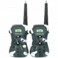 Walkie Talkie brinquedos para as crianças - cinza (1 x 9V / par)