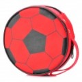 Futebol em forma de CD / DVD Protective maleta - vermelho (possui 24-pedaço)