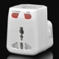 Universal adaptador USB multifuncional / Plug conversor para World Travel - branco