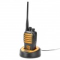 CHIERDA CD-528 5W 400 ~ 470 MHz 16-CH Walkie Talkie - amarelo + preto