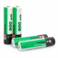 Soshine 1, 2V 900mAh recarregáveis Ni-MH AAA pilhas com bateria caso (Pack de 4 peças)