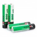 Soshine 1, 2V 900mAh recarregáveis Ni-MH AAA pilhas com bateria caso (Pack de 4 peças)