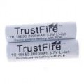 TrustFire protegido 2000mAh 3.7 v TR 18650 bateria (2-Pack)