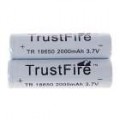 TrustFire 2000mAh 3.7 v TR 18650 bateria (2-Pack)