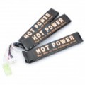 Quente Power 11.1V 1100mAh 20 C bateria do lítio-polímero para M4 Gun - preto