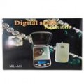 Iluminado LCD precisão Pocket Digital escala (500 g Max / 0,1 g resolução)
