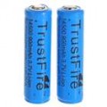 Baterias de lítio 14500 3.7 v 900mAh TrustFire protegido (2-Pack azul)