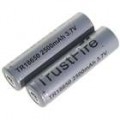 Baterias de lítio recarregável TrustFire 18650 3.7 v 2500mAh (2-Pack)