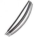 1 M preta Heat Shrink Tubing - cinco tamanho Pack (0.8/1.5/2.5/3.5/4.5mm)