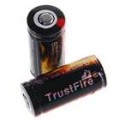 TrustFire protegido 880mAh 16340 3.7 v baterias de íon de lítio recarregáveis (2-Pack)