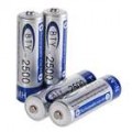 HEC 2500mAh Ni-MH recarregável AA pilhas (4-Pack)