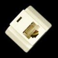 RJ45 Rede cabo 1-2-fêmea Spliter acoplador