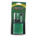 Soshine 1100mAh Ni-MH recarregável AAA pilhas com Case (4-bateria)