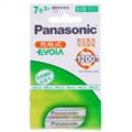 Genuíno Panasonic 1, 2V 750mAh Ni-MH AAA pilhas recarregáveis (2-Pack)