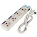 4-Tomada elétrica AC Power Bar Strip Splitter com Switch (250V)