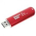 Compact USB em todo o mundo Internet TV & Radio + VIP estações jogador Dongle - vermelho