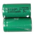 LC 3V 17335 1000mAh bateria CR123A 2-Pack