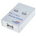 USB 2.0 2 portas partilha Auto-Switch Impressora Scanner divisor