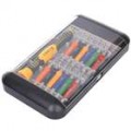 Precisão Screw Drivers Toolkit para a eletrônica DIY - preto + laranja (conjunto de 14)