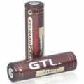 Protegido de GTL 18650 3.7 v baterias 