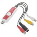 USB 2.0 Video & Captura de udio (vermelho + branco)
