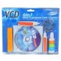 6-em-1 CD/VCD/DVD Player e Kit de limpeza de disco