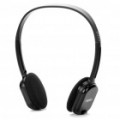 Genuíno Rapoo H1080 2.4 GHz Wireless Headphone com microfone USB & receptor - preto
