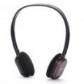 Genuíno Rapoo H1080 2.4 GHz Wireless Headphone com microfone USB & receptor - preto + vermelho