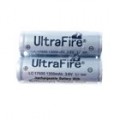 UltraFire 3.6 17500 v 1300mAh protegido Li-Ion Rechargeable pilhas (2-Pack)