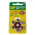 GP PR41/ZA312 zinco ar 1.4V baterias para aparelho auditivo (6-bateria)
