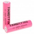 Fandyfire protegido LC 18650 recarregável 3.7 v baterias de íon-lítio 