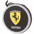 Caixa Bag portátil de armazenamento de CD Metal com logotipo do carro Ferrari (detém 24-CD)