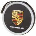 Caixa saco portátil de armazenamento de CD Metal com logotipo carro Porsche (detém 24-CD)