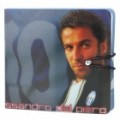 Juventus Football Club padrão de Alessandro Del Piero plástico armazenamento CD Case - preto (contém 12-CD)